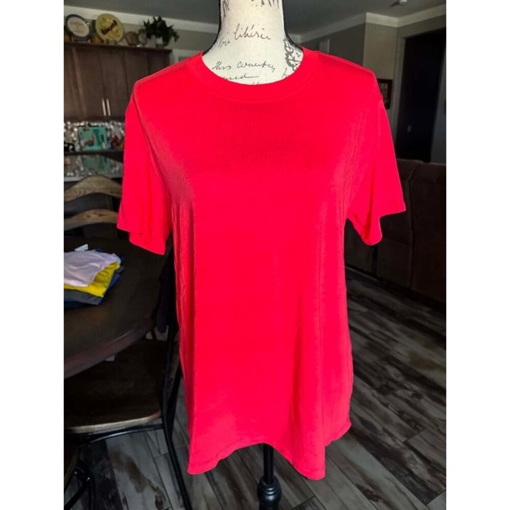 Lululemon All Yours Boyfriend Tee Carnation Red